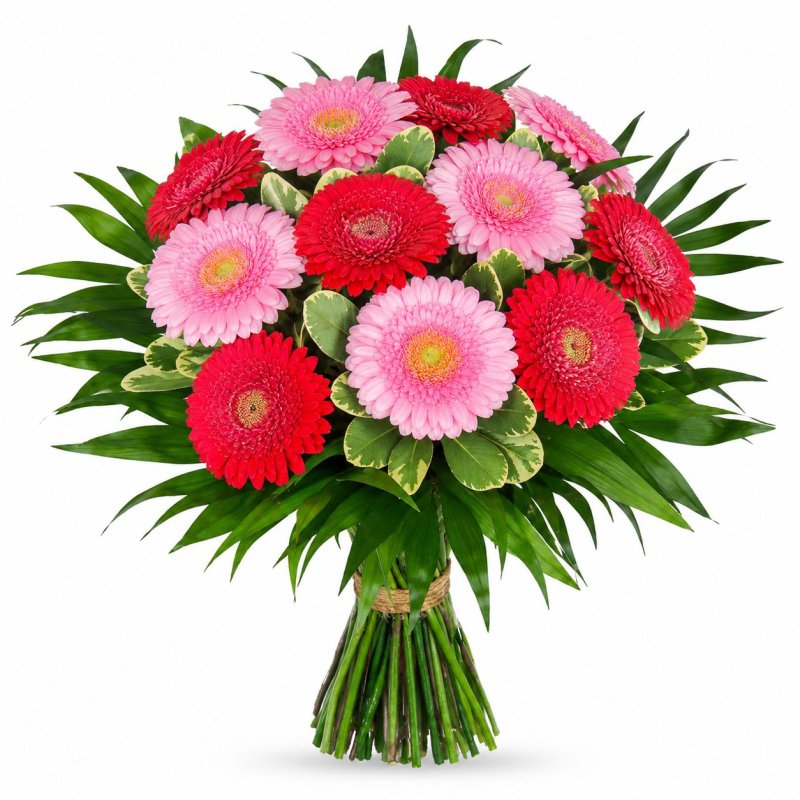 Rosa und lila Gerbera