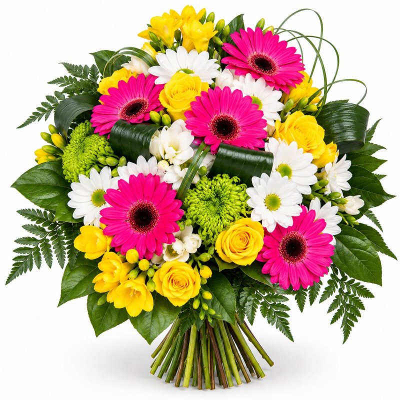 Mixed mini Gerberas and Roses