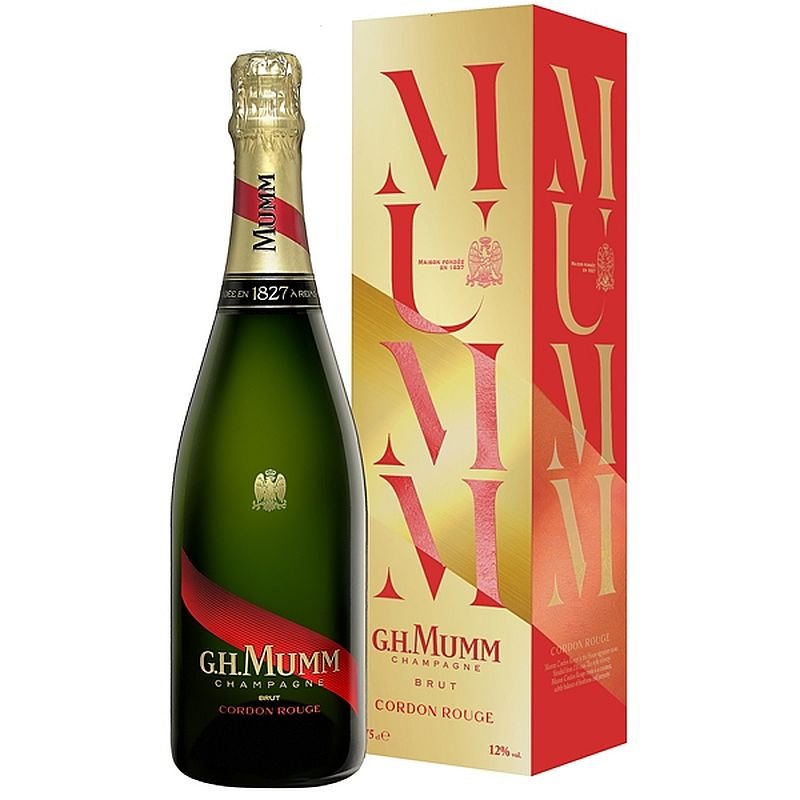 G. H. Mumm Champagne Rouge v dárkové krabičce